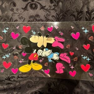 UVDTF set of 3 Mickey and Minnie transfer stickers